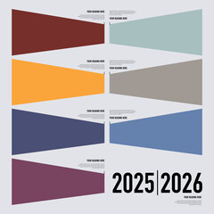 Annual report brochure flyer design template vector, Leaflet, presentation book cover template