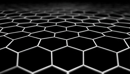 Abstract hexagonal grid pattern (1)