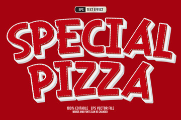 TEXT EFFECT SPECIAL PIZZA