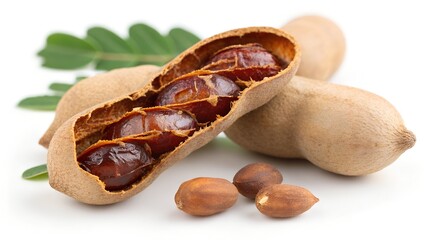 Fresh boletus edulis mushrooms on a white background