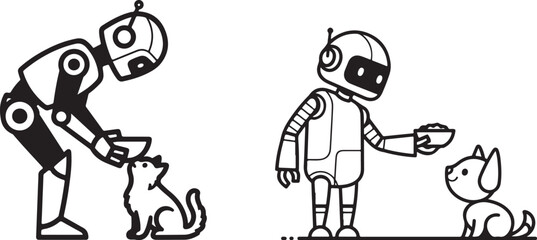 Black and white vector illustration of a soccer player kicking a ball, dynamic sports design