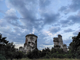 Fototapeta premium Castles of Ukraine. Old castles. Ruined castles
