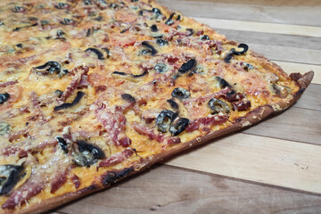 Homemade pizza. Pizza