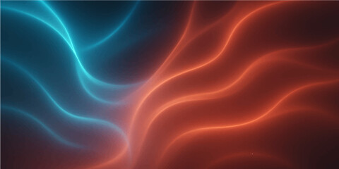 Abstract red fractal background with flowing waves and smooth texture design