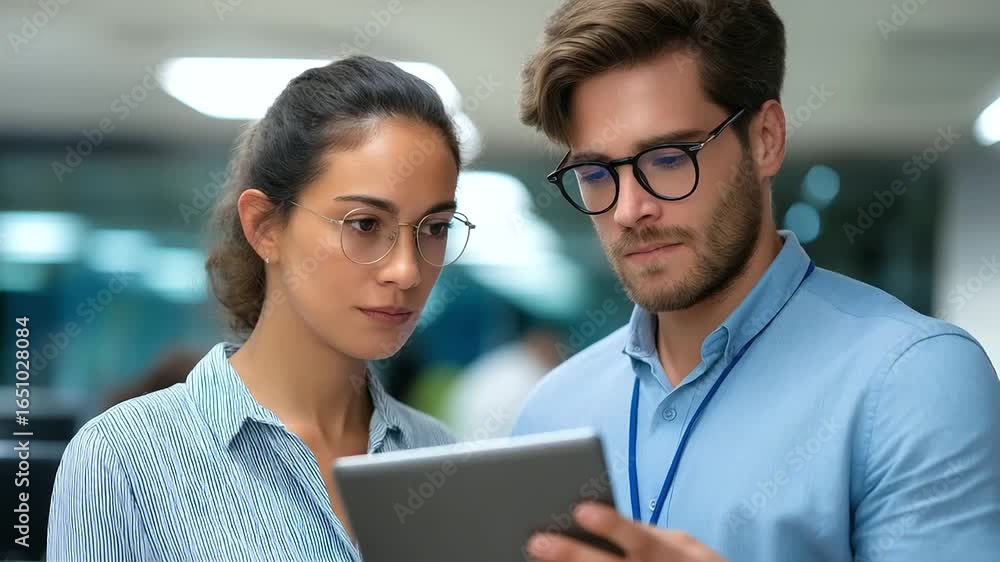 Aufkleber a team of young engineers collaborates on ai software development in a cutting-edge research facilit