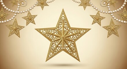 Golden Star Decoration