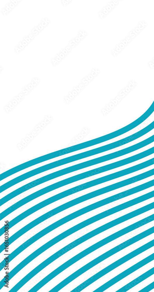 Aufkleber copy space abstract background with blue curve lines
