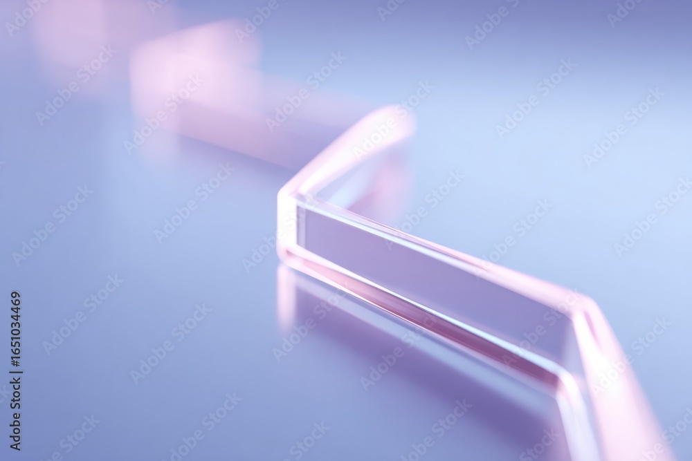 Poster translucent shapes create dynamic interplay of light and color,
