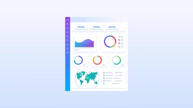Website coding animation, modern online development platform for building apps and digital business tools
