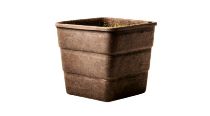 Eco-friendly biodegradable peat pot sprouting new life, perfect for sustainable gardening and plant propagation projects