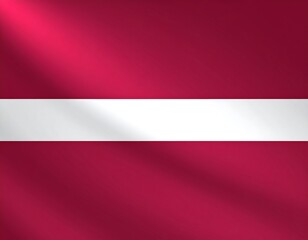 Waving flag of Latvia, a symbol of national pride and Latvian identity