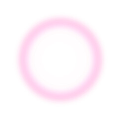 Soft pink circular light effect creates a calming atmosphere in a serene setting during twilight. Abstract vector illustration