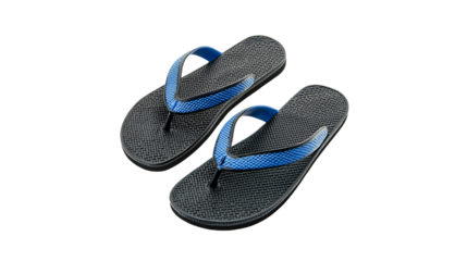PNG a pair of black sandals on a transparent background