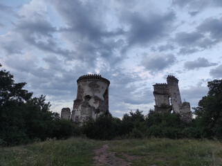 Castles of Ukraine. Old castles. Ruined castles