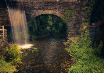 natural and typical landscapes near Taramundi. Asturias. Spain.