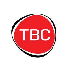 To Be Confirmed sign on white background	