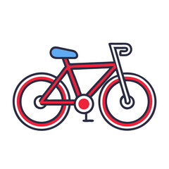 Bicycle Icon for Cycling, Eco Transport, and Outdoor Activity