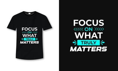 Naklejka premium Modern typography t-shirt design - Minimal streetwear quote graphic statement t shirt template