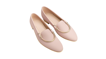 PNG a pair of pink shoes on a transparent background