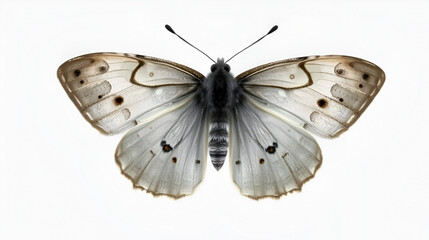 Butterfly from the Taiwan (Hypolycaena kina inari (Wileman, 1908) ) Taiwan black star small gray butterfly