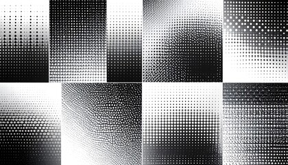 Abstract halftone patterns