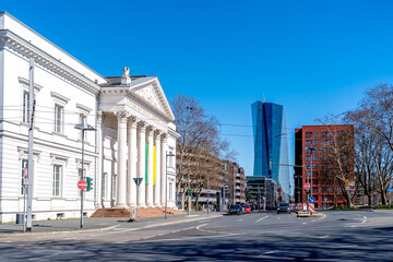 Naklejka premium Literaturhaus, Frankfurt am Main, Hessen, Deutschland 