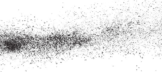 Obraz premium Distressed effect .Vector shapes with a halftone dots screen print texture. grunge texture overlay black and white tones. grunge texture for background. Grainy abstract texture on a white background 