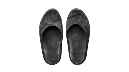 PNG a pair of black shoes on a transparent background