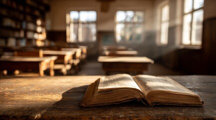 old book in the church