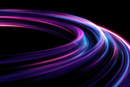 Abstract swirling light trails (1)