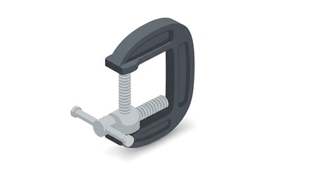 3d best selling gclamp tool isolated on white background