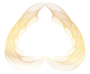 Abstract gradient wave lines forming creative geometric shapes — modern digital art, generative design, minimal futuristic background for posters, technology, NFT, web, branding and contemporary graph