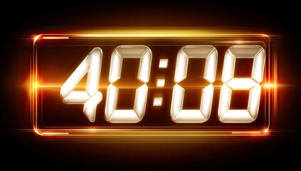 Digital clock display of 4008
