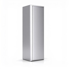 Naklejka premium Silver Metal 'I' Letter Logo - Ultra-Realistic CGI Design with 4K Resolution