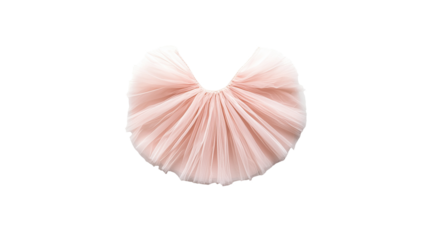 PNG a pink tutu black background on a transparent background