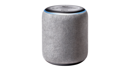 Smart Speaker: An elegant smart speaker, a fusion of advanced technology and minimalist design, this device stands ready to bring the latest in smart home connectivity