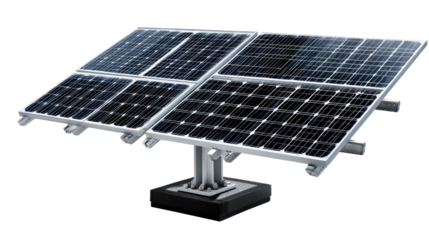 Solar Panel Array: A collection of solar panels generating clean energy for sustainable living, harnessing the sun's rays.