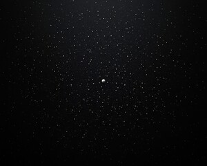 Fototapeta premium Star clusters as tiny white points on black minimalist grid layout
