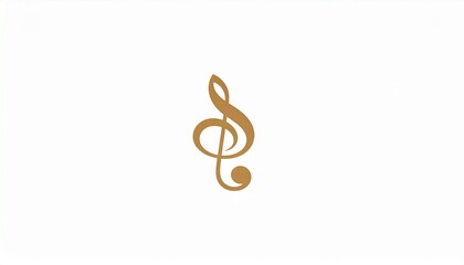 Fototapeta premium Vintage Photography Club Emblem Logo Design Featuring a Simple Musical Note Vector on White Background