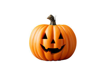Classic Halloween pumpkin with a joyful expression