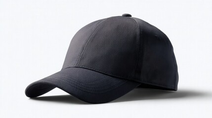 cap mockup front view,  isolated cutout, object with shadow on transparent background, hat is a baseball cap, hat, cap, fashion, baseball, isolated, cloth, blank, sport, visor