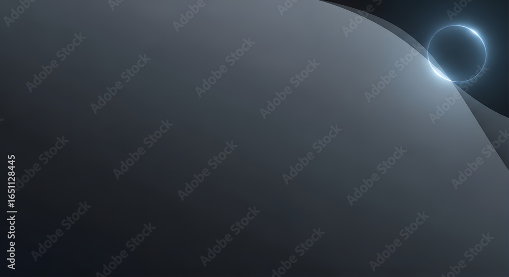 Aufkleber abstract design with smooth gradients and glowing light effect.