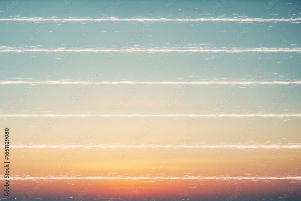 Poster abstract gradient sky background with horizontal light streaks and sunset colors in a dreamy atmosph