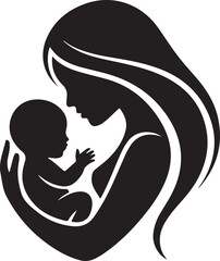 Pregnant Woman Silhouette Vector &ndash; Motherhood Design

Mom to Be Vector Bundle &ndash; Pregnancy Silhouette Collection

Mother and Baby Silhouette Vector for Family and Maternity Design