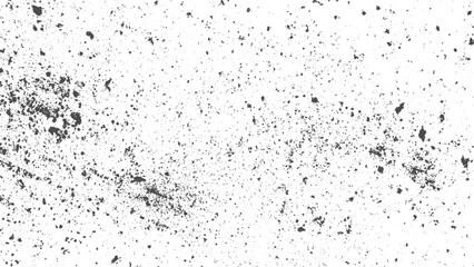 Black sand glitter background with shimmering charcoal-like texture. Charcoal black powder dust scattered texture isolated on white background