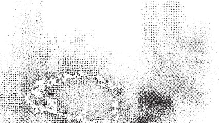 Black charcoal powder dust scattered on white background texture. Black gunpowder texture isolated on white background top view effect 