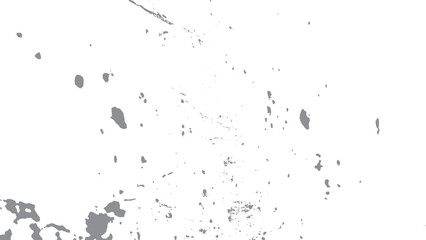 Black charcoal powder dust scattered on white background texture. Black gunpowder texture isolated on white background top view effect 