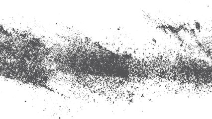 Grunge dust particles and dirt overlay texture for abstract vintage design. Abstract close-up gray background with grunge dirt and dust texture overlay  