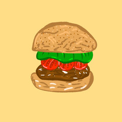 Delicious Hamburger
