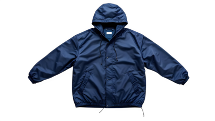 blue jacket isolated on white